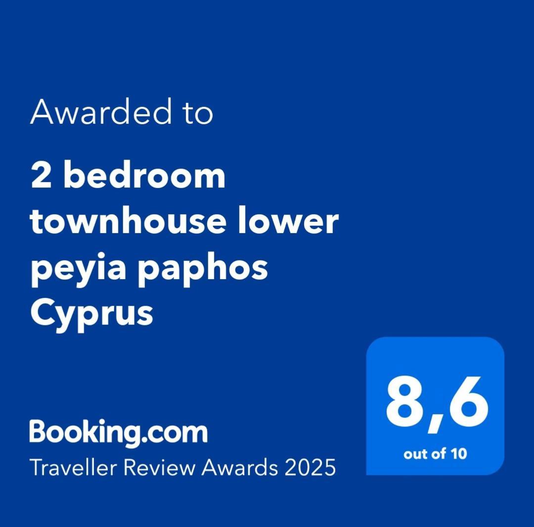 2 Bedroom Townhouse Lower Peyia Paphos Cyprus Exteriör bild